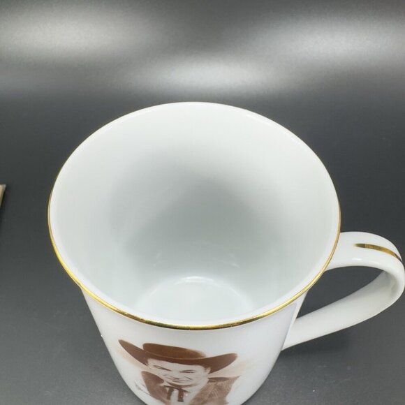 Vintage Hollywood Hall of Fame Museum Porcelain Coffee Mug Cup Gary Cooper VTG - Picture 6 of 12
